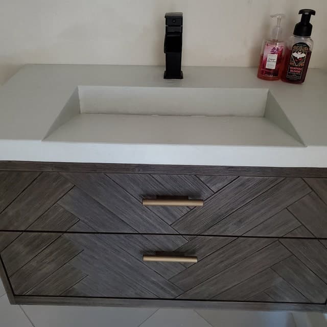 concrete ramp sink