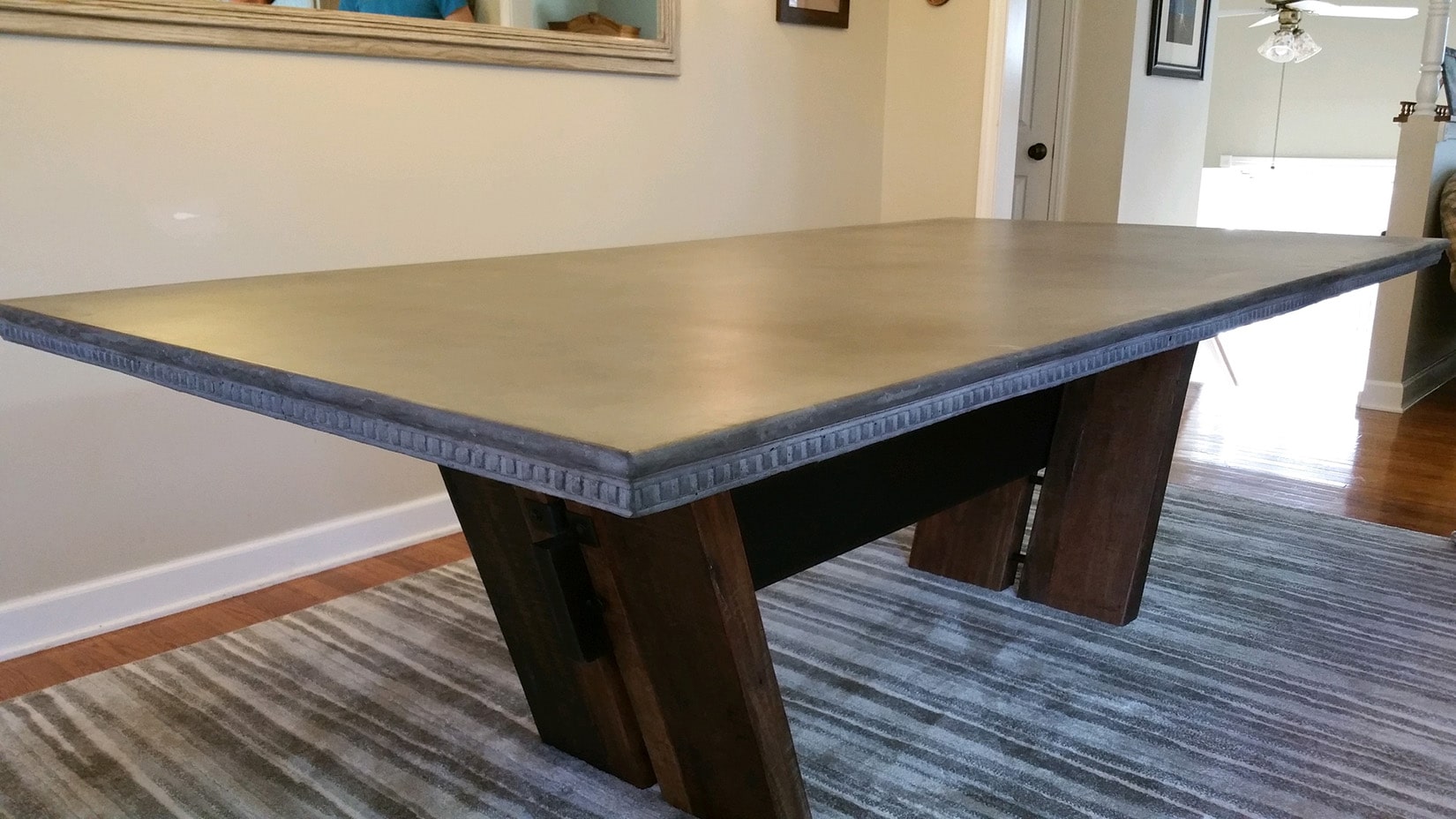 concrete table